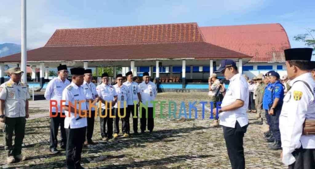 Masuk Perdana Usai Lebaran, Pemkab Lebong Gelar Apel Gabungan