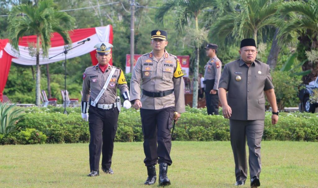 Amankan Arus Mudik-Balik, Polres Seluma Gelar Apel Pasukan Operasi Ketupat 2023