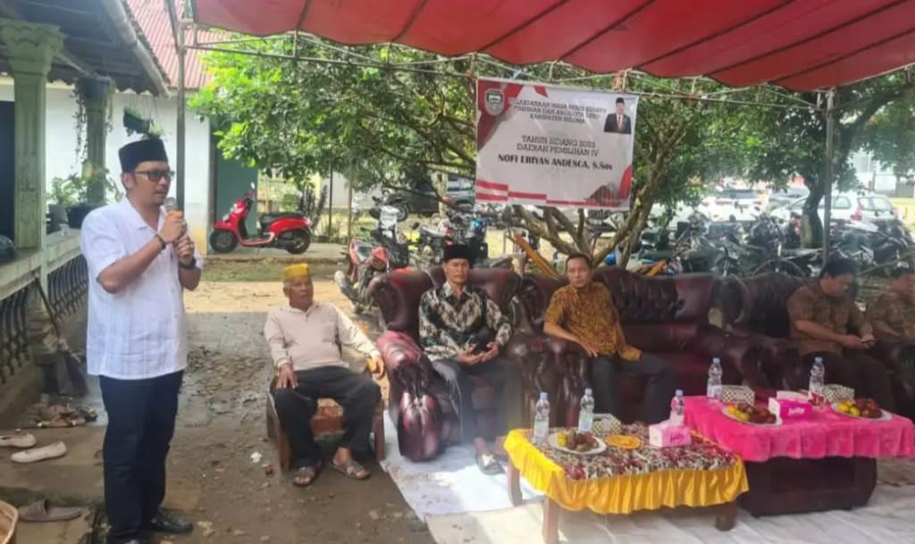 Ketua DPRD Seluma Nofi Eriyan Andesca Reses di Kelurahan Dermayu