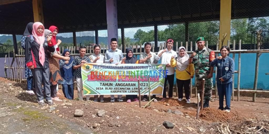 Geliat Pembangunan Desa Blau: Salurkan BLT, Bangun Lapangan Futsal hingga Taman Desa