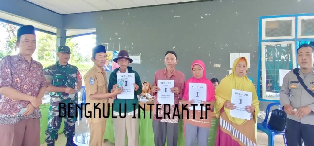 Desa Daneu Jadi Pemdes Pertama di Kecamatan Lebong Atas yang Salurkan BLT