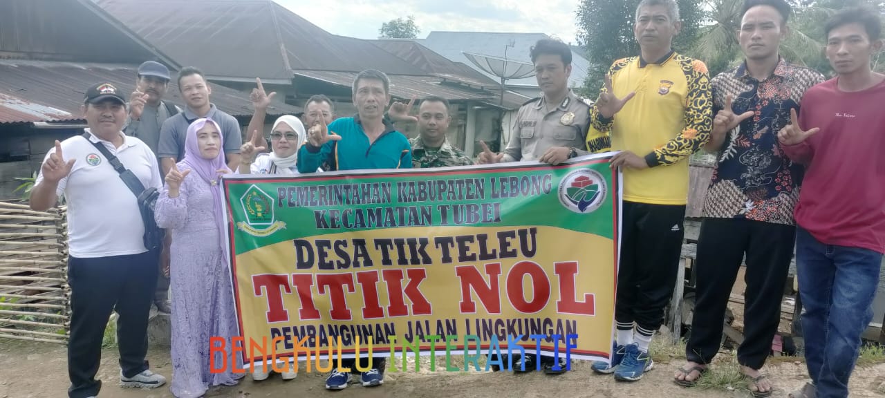 Pemdes Tik Teleu Lebong Mulai Garap Kegiatan Fisik Dana Desa