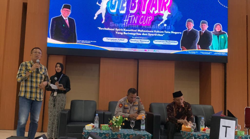 Jadi Narsum di UINFAS, Sumardi Ajak Mahasiswa Bangkit Bersama Tegakkan Keadilan