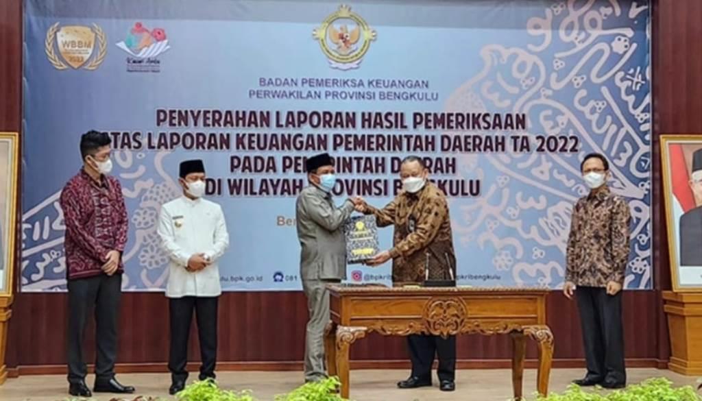 7 Kali Berturut, Pemkab Lebong Kembali Raih Opini WTP