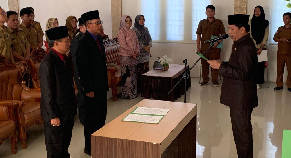Pemkab Seluma Kembali Lantik 2 Kepala Dinas Baru, Farzian Jadi Kadis Dikbud