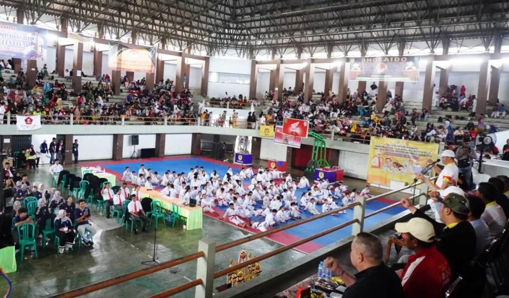 Ribuan Peserta Ikuti Kejurda Karate Piala Bergilir Gubernur Bengkulu #1