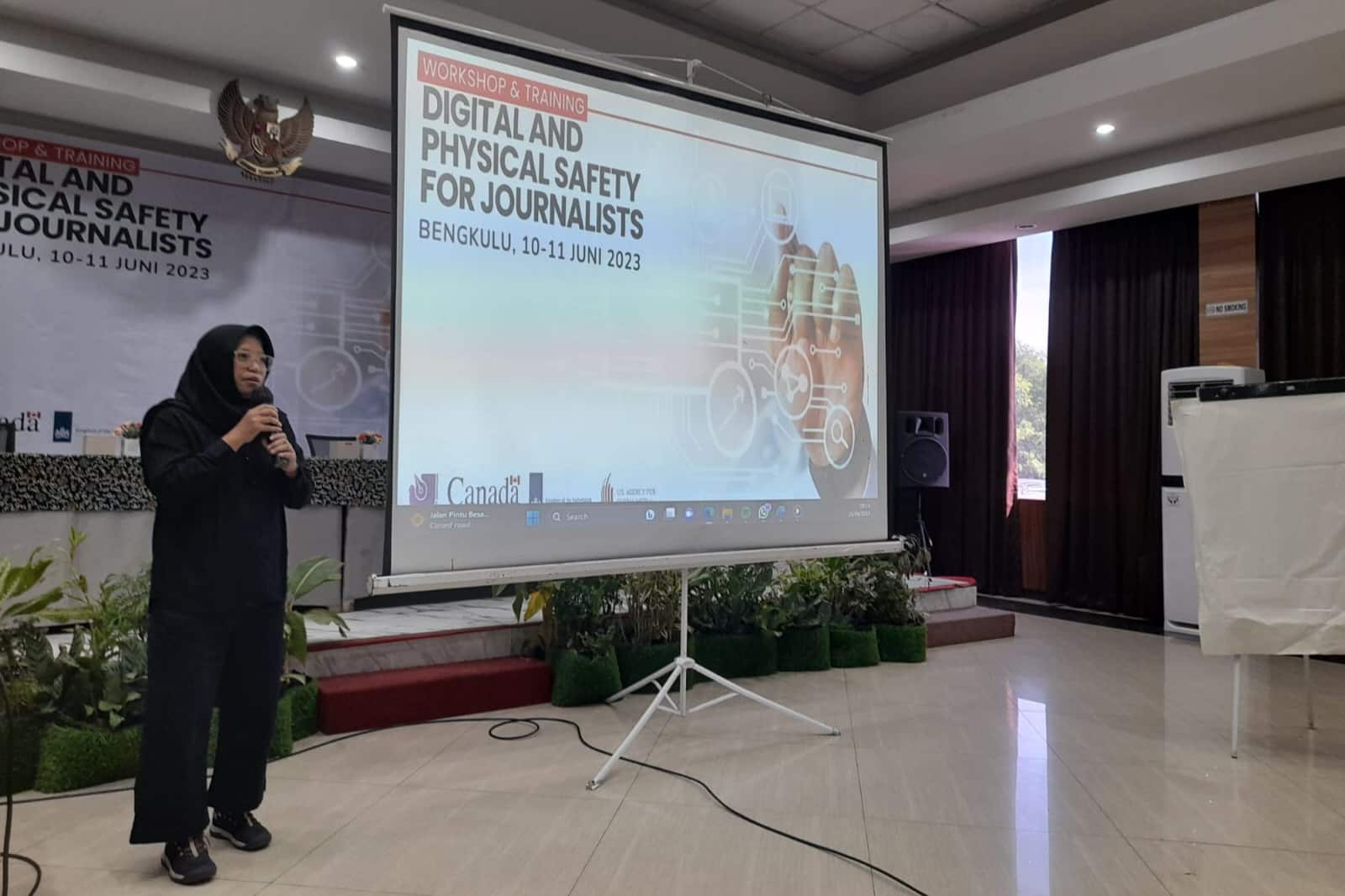 AJI Bengkulu Gelar Training Keselamatan Digital dan Fisik untuk Wartawan