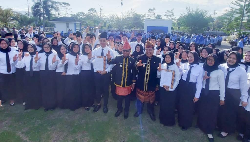 100 Orang P3K Tenaga Kesehatan Terima SK dari Bupati Kopli Ansori