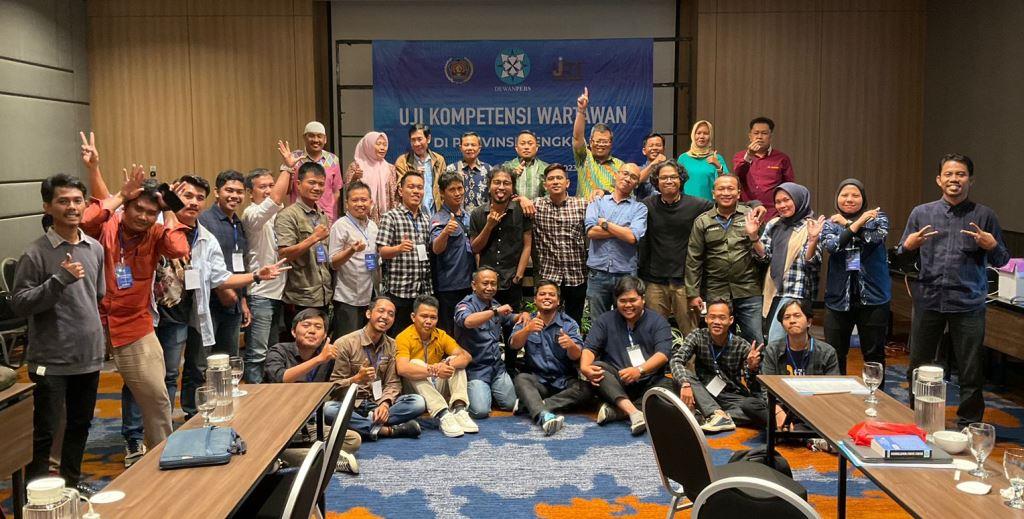 Dewan Pers Bersama PWI dan IJTI Bengkulu Gelar Uji Kompetensi Wartawan