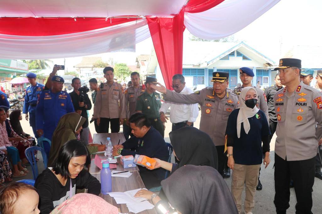 Polda Bengkulu Gelar Bakti Sosial Kesehatan Sambut Hari Bhayangkara