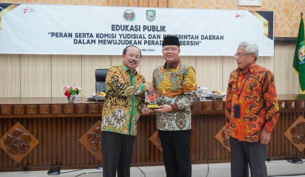 Pemprov Bengkulu Bersama Komisi Yudisial Siap Ciptakan Peradilan Bersih