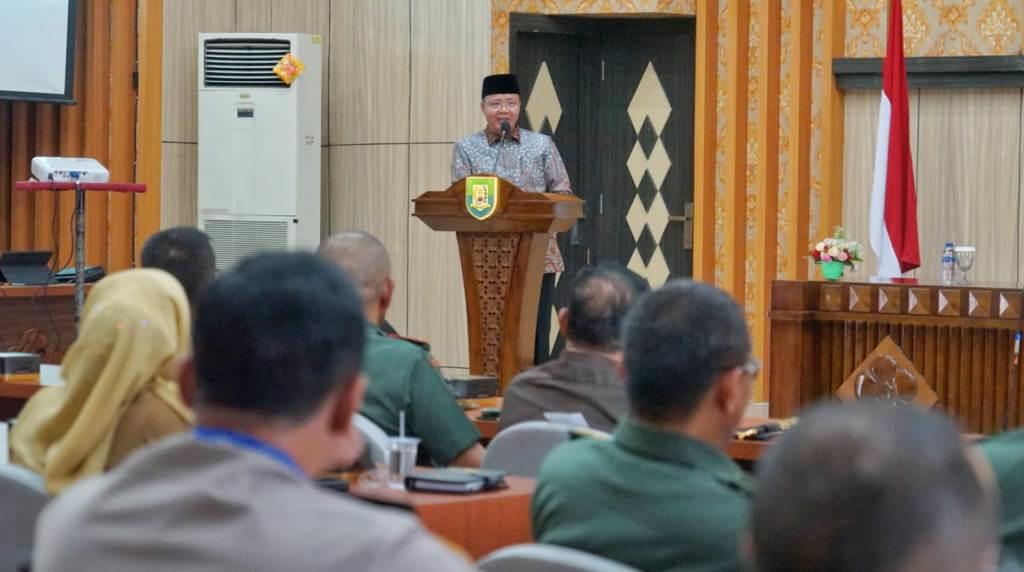 Gubernur Rohidin Paparkan Potensi Bengkulu Dihadapan Tim SSDN PPSA Lemhannas RI 