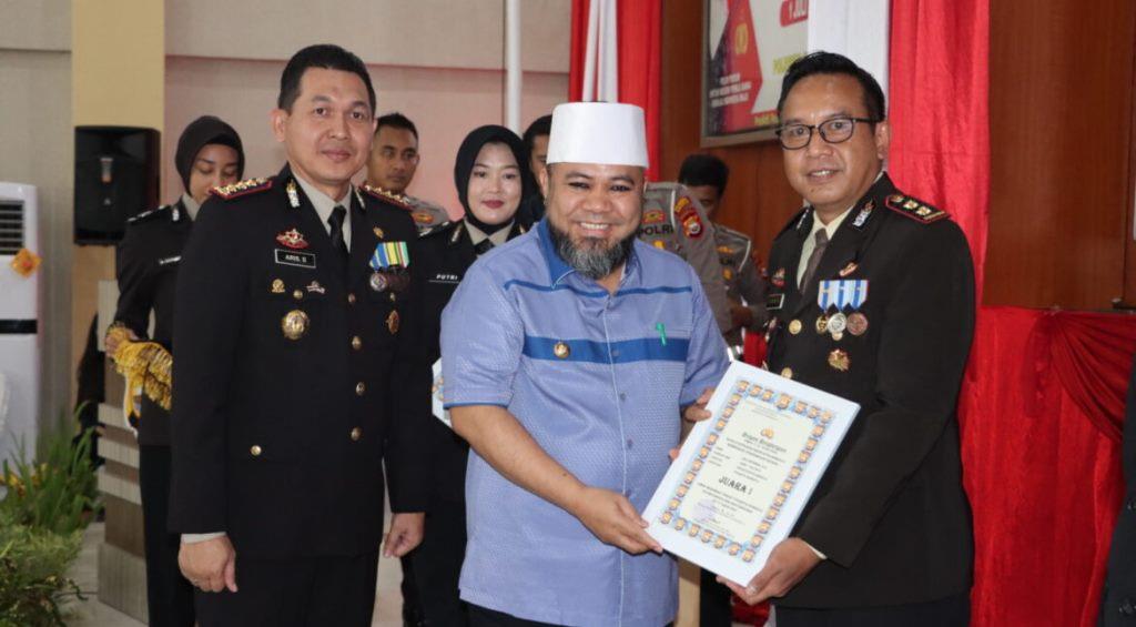 Walikota Helmi Hasan Hadiri Peringatan HUT Bhayangkara Ke-77