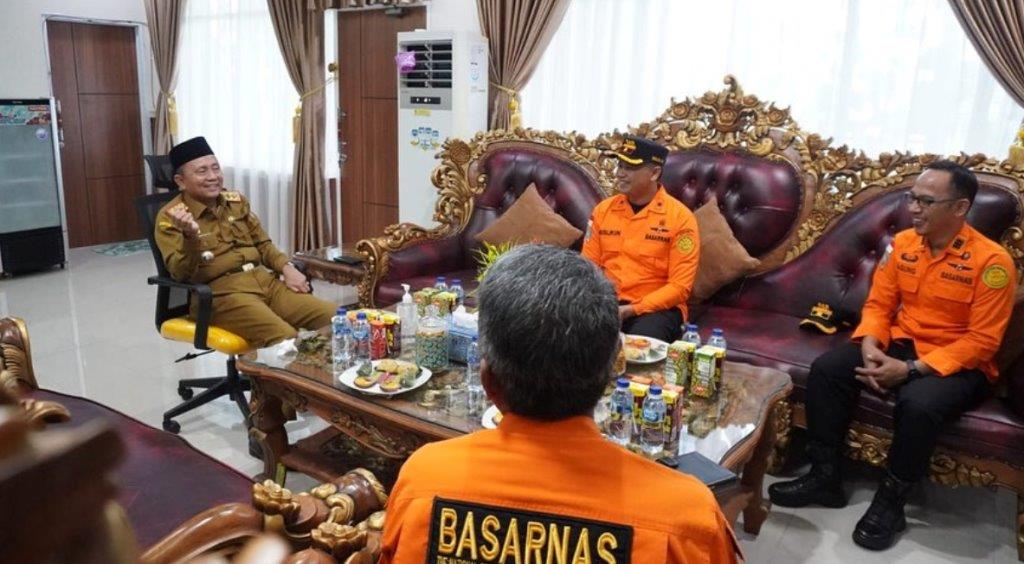Sekda Hamka Sabri Terima Kunjungan Kepala Basarnas Provinsi Bengkulu