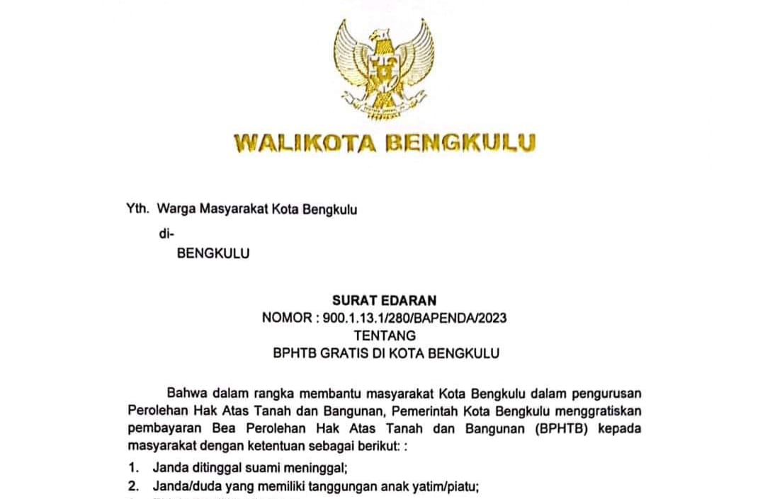 Kebijakan Wali Kota Helmi Terkait Penggratisan BPHTB Dirasakan Masyarakat