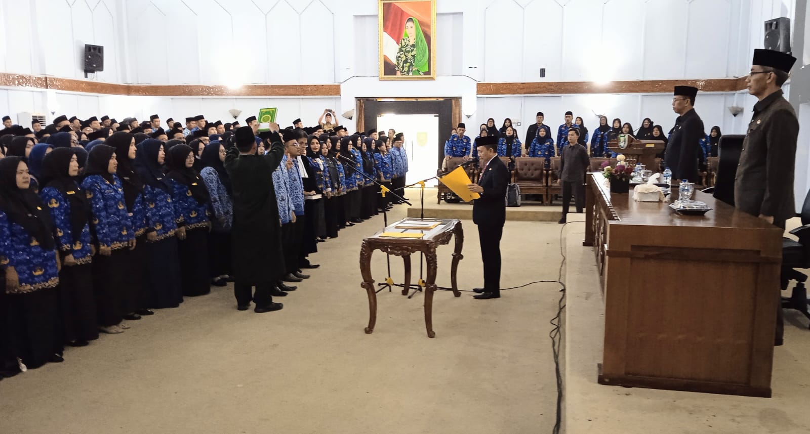 Pemprov Bengkulu Lantik 128 ASN dan 437 PPPK
