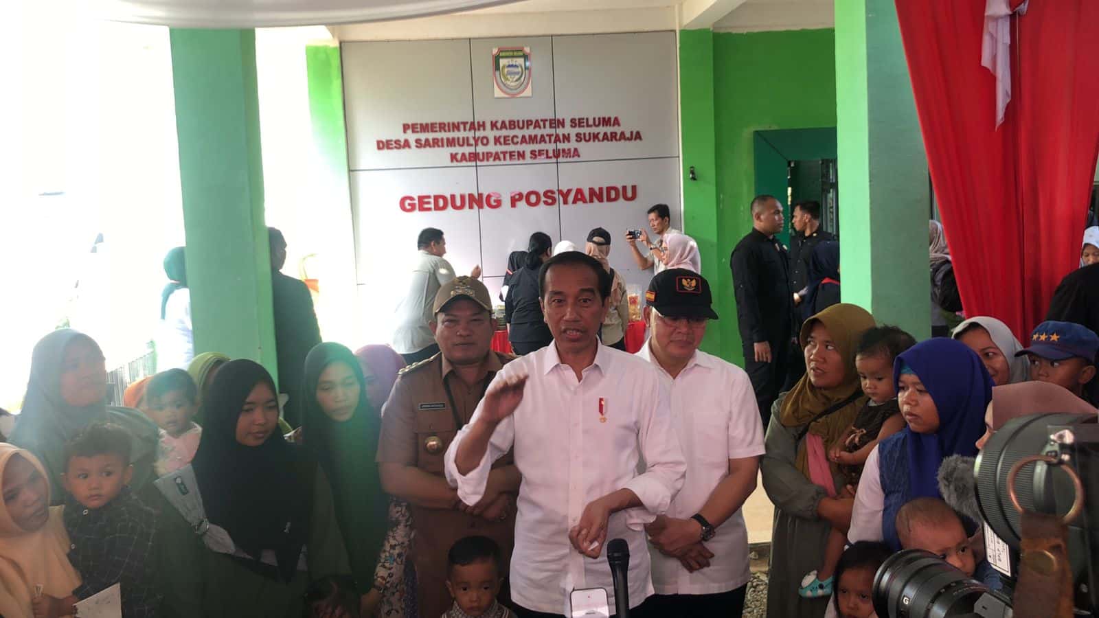 Presiden Jokowi Puji Pemda Seluma Sukses Tangani Stunting