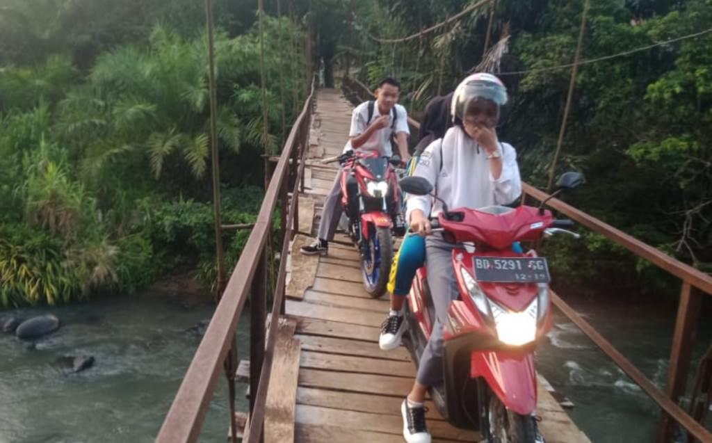 Jembatan Gantung Desa Talang Giring Rusak Parah, Ketua DPRD: Sudah Dianggarkan tapi Pemda Belum Setuju