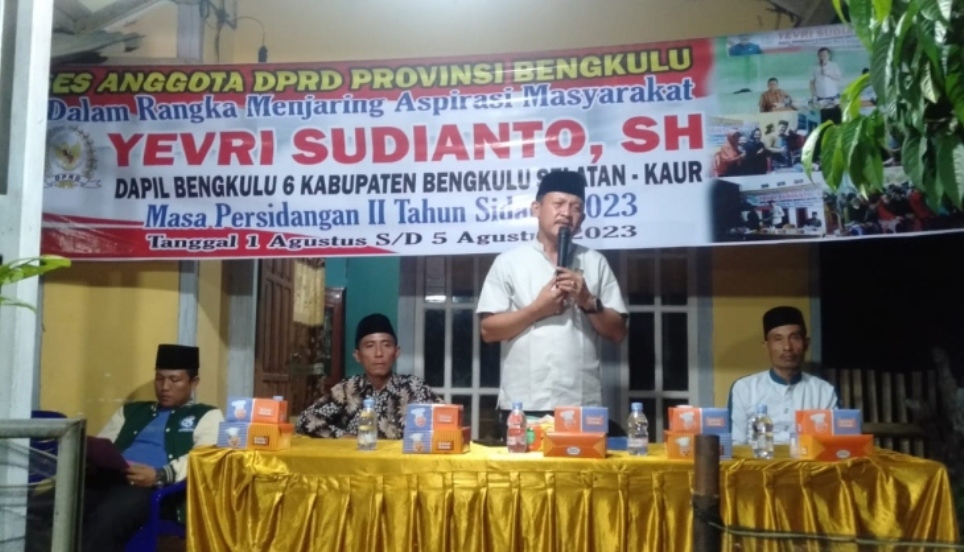 Reses Yevri Sudianto Siap Perjuangkan Aspirasi Konstituen