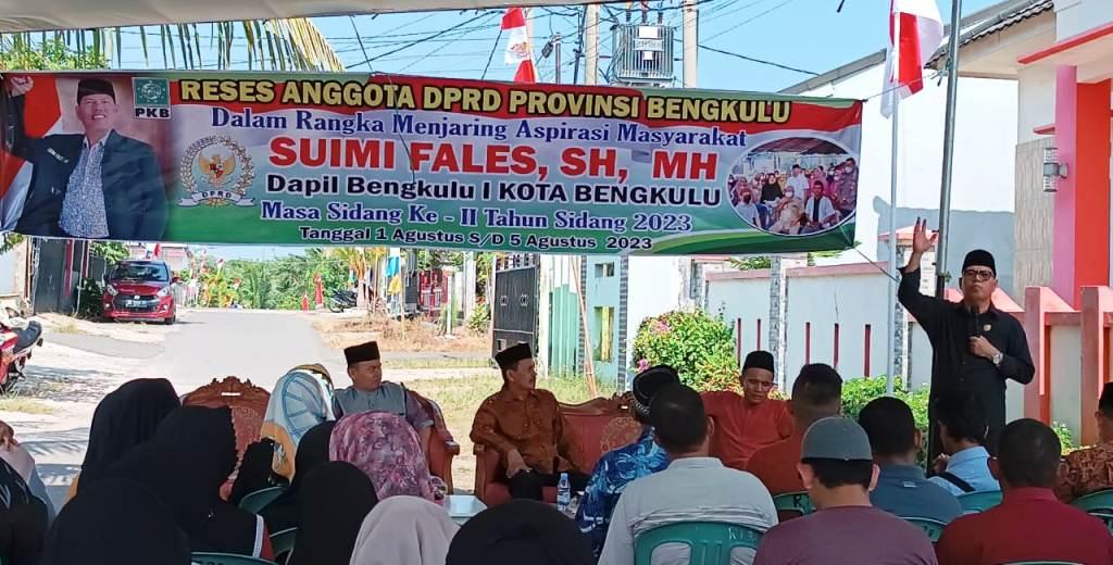 Reses Temu Konstituen, Suimi Fales Siap Perjuangkan Fasum Perumahan