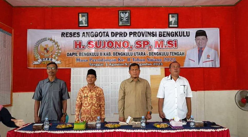 Kembali Gelar Reses, Sujono Siap Perjuangkan Aspirasi Konstituen