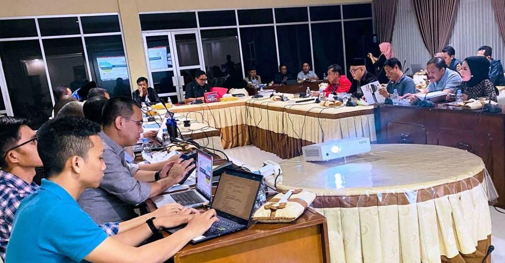 Banggar DPRD Provinsi Bengkulu dan TAPD Gelar Raker, Bahas KUA-PPAS APBD-P 2023