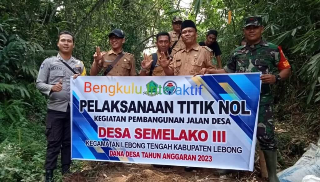 Permudah Akses Tani, Pemdes Semelako III Bangun JUT Sepanjang 272 Meter