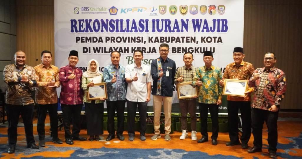 Pemprov Bengkulu Raih 2 Penghargaan dari BPJS Kesehatan