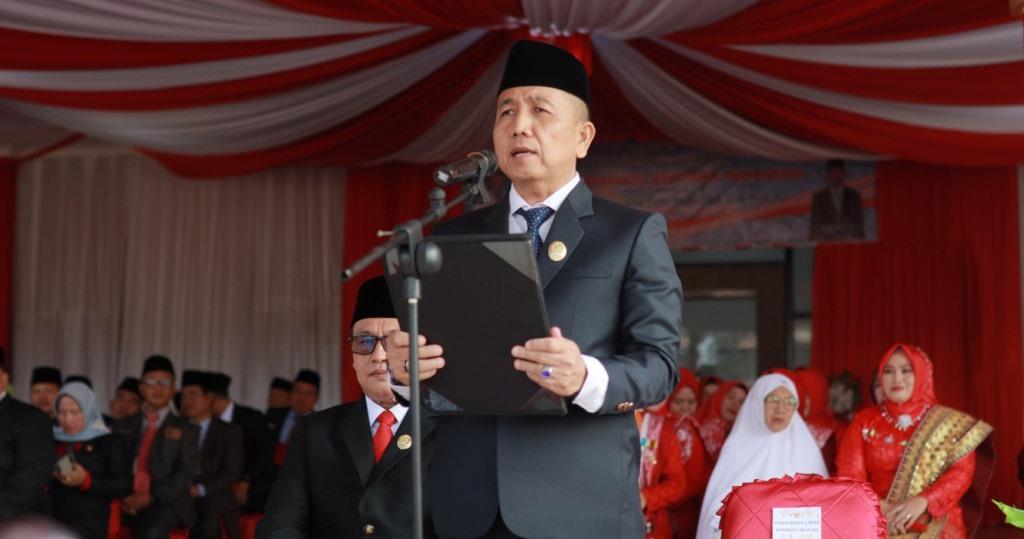 Pimpinan DPRD BS Ikuti Rangkaian Acara Puncak HUT RI ke-78