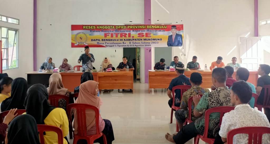 Dewan Fitri Sebut Keluhan Infrastruktur Warnai Aspirasi Warga Desa Aur Cina