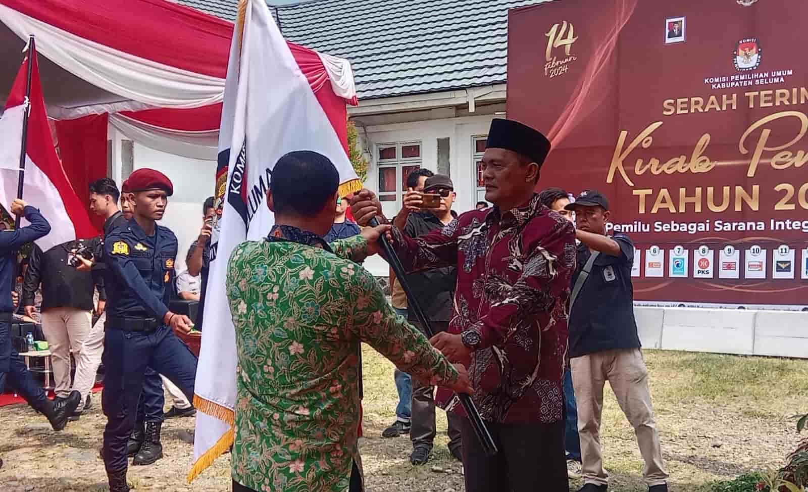 Kirab Pemilu Selama 7 Hari, KPU Seluma Optimis Tingkatkan Partisipasi Pemilih