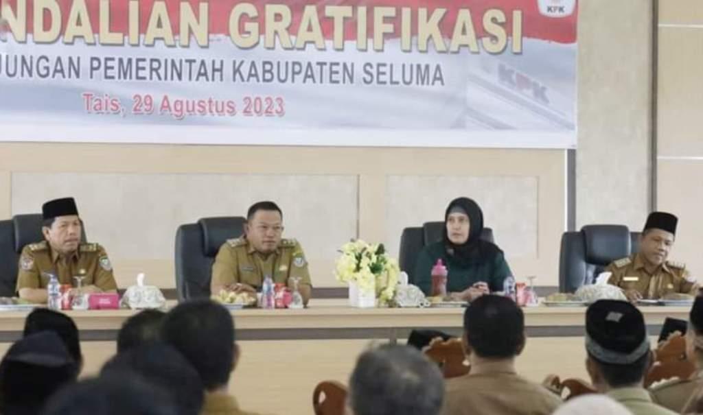 KPK Tatar Pejabat Seluma Soal Gratifikasi