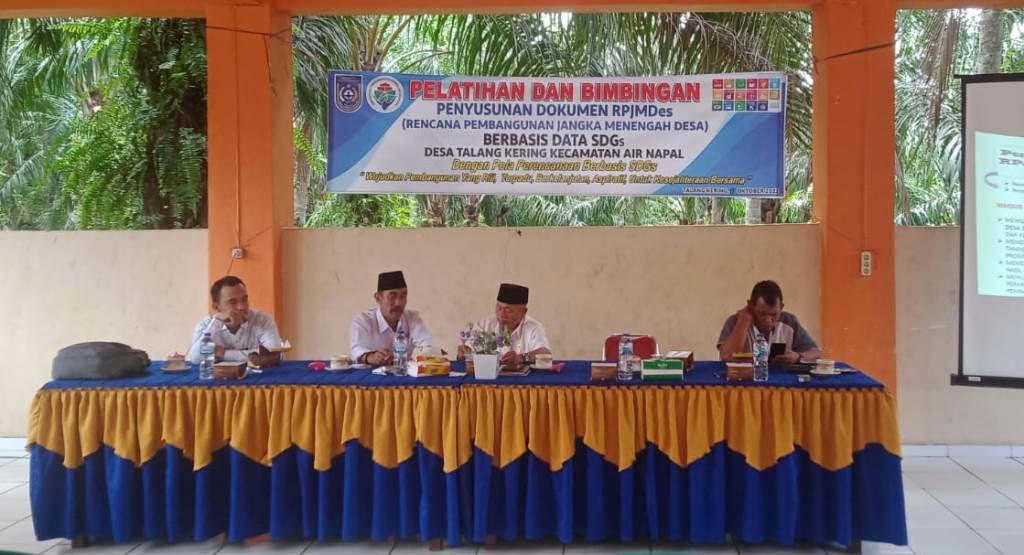 Pemdes Suka Jaya Kaur Gelar Pembekalan Petugas Pendata SDGS Desa Tahun 2023