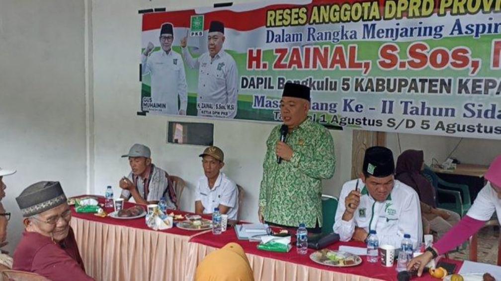 Reses Temu Konstituen, Zainal Siap Perjuangkan Aspirasi Masyarakat