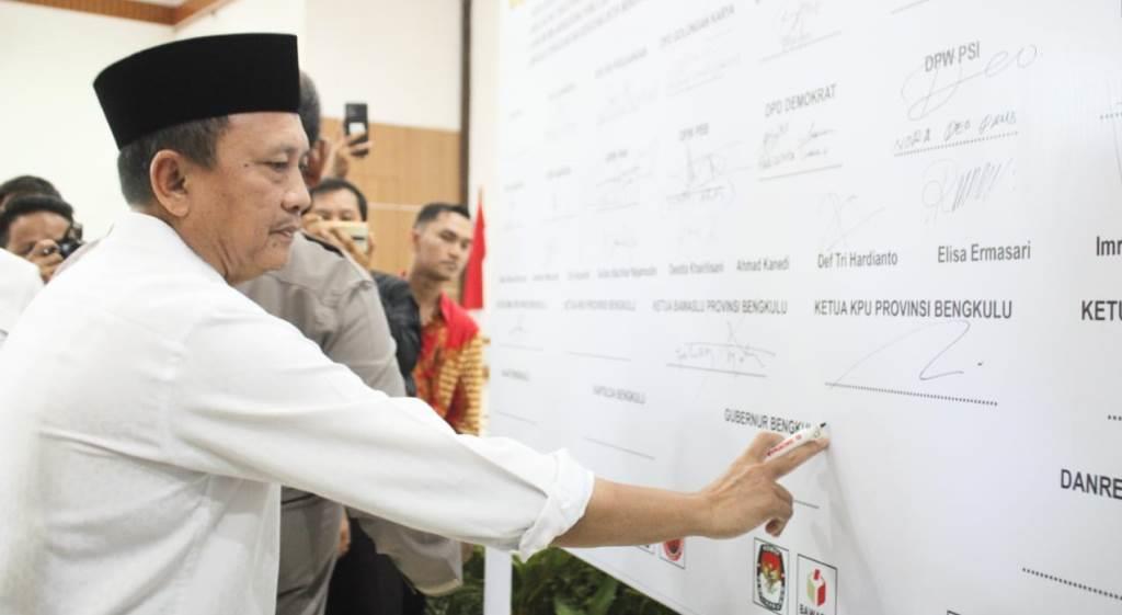 Deklarasi Pemilu Damai, Sekda Hamka: Demokrasi Bermartabat adalah Harapan Rakyat