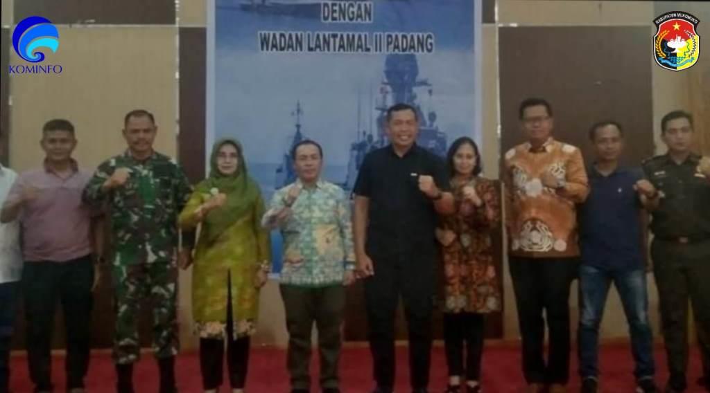 Sambut Wadan Lantamal II Padang, Ini Harapan Bupati Sapuan