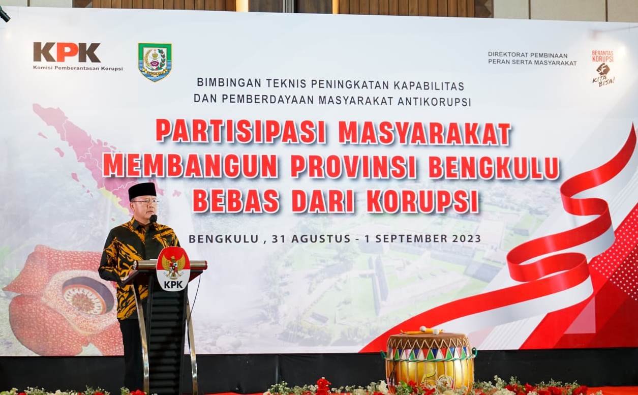 Peran Aktif Masyarakat Diharapkan Bangun Bengkulu Bebas Korupsi