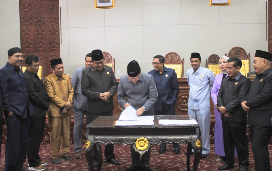 Nota Kesepakatan KUA-PPAS APBD 2024 Provinsi Bengkulu Ditandatangani