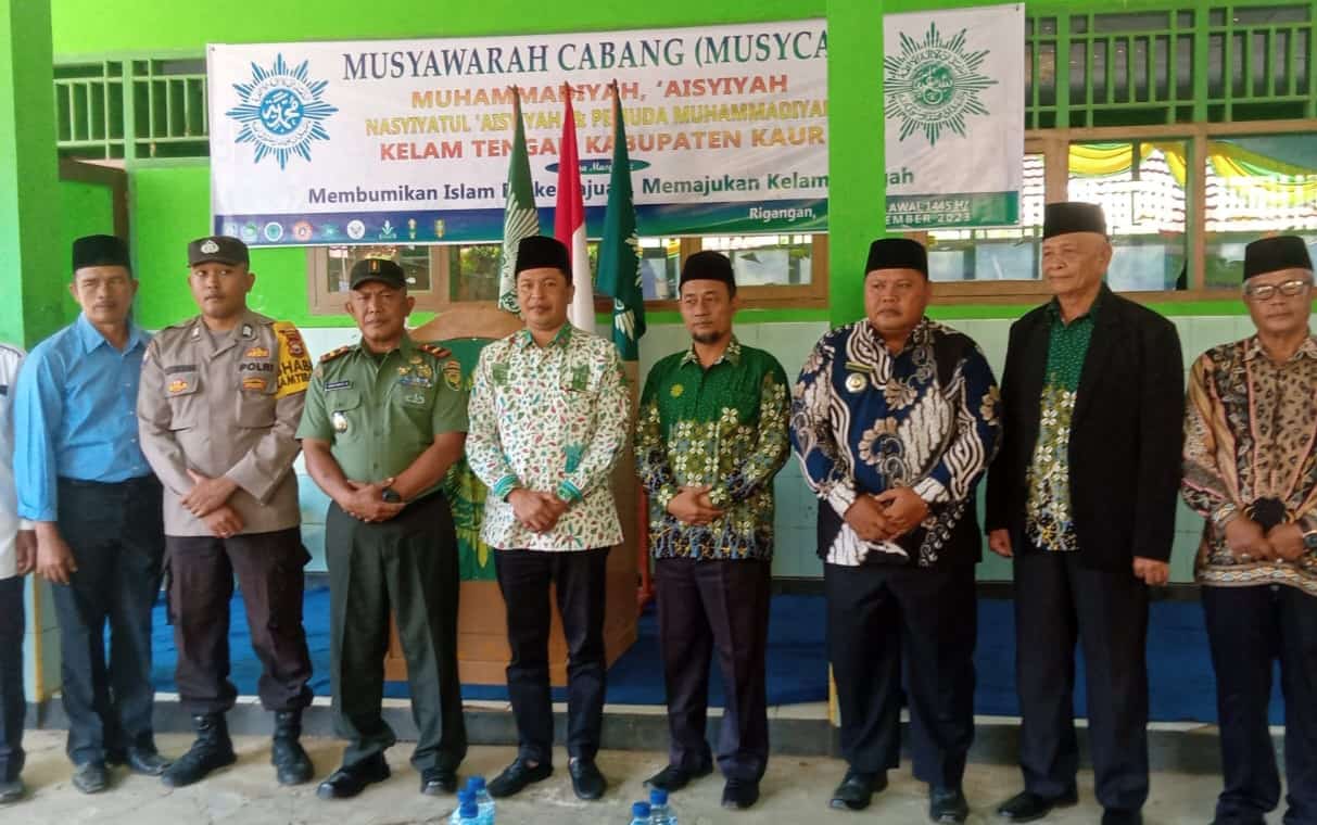 Plt Bupati Kaur Herlian Muchrim Hadiri Muscab Muhammadiyah Kelam Tengah