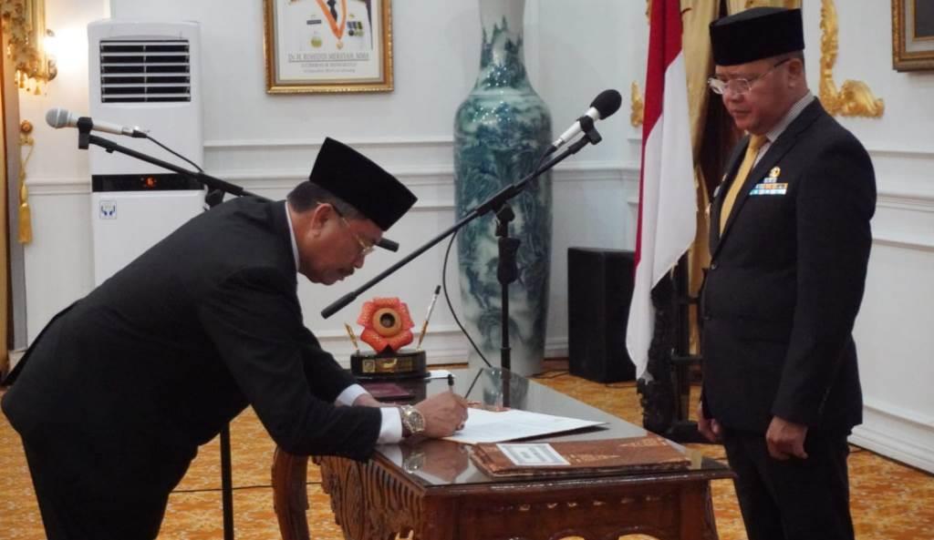 Gubernur Rohidin Lantik Penjabat Sekda, Asisten dan Kepala Dinas