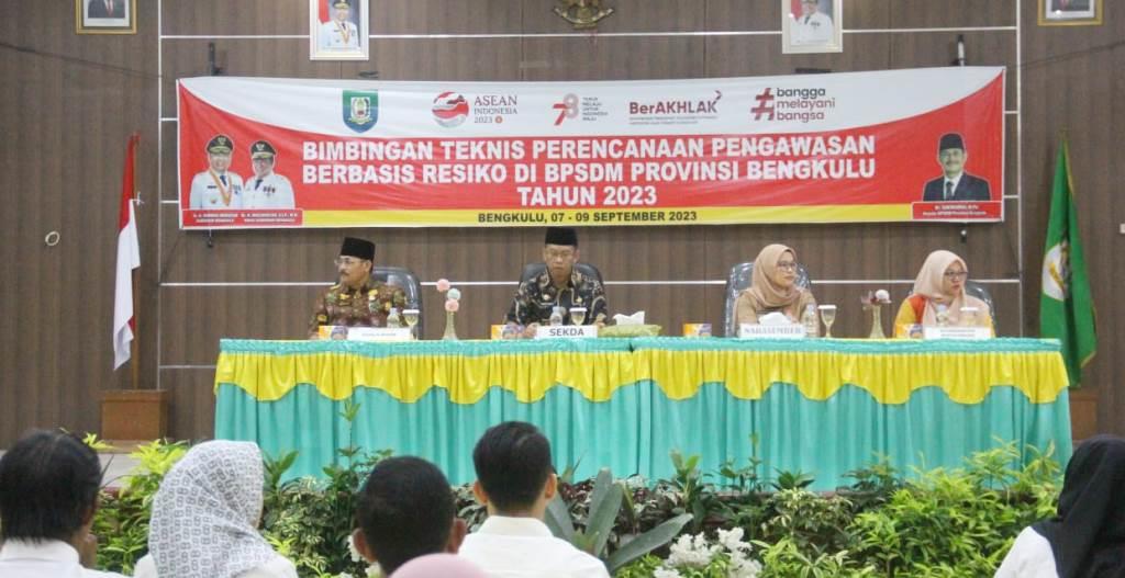 Tingkatkan Kompetensi Pengawas Internal, BPSDM Provinsi Bengkulu Gelar Bimtek