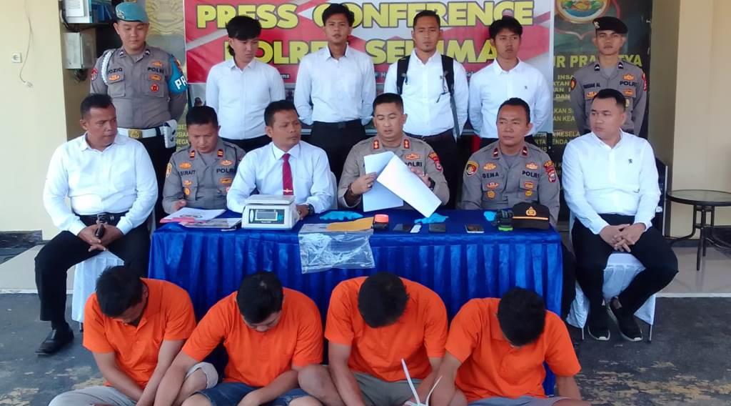 Polres Seluma Ringkus 4 Pelaku Pencurian Hewan Ternak