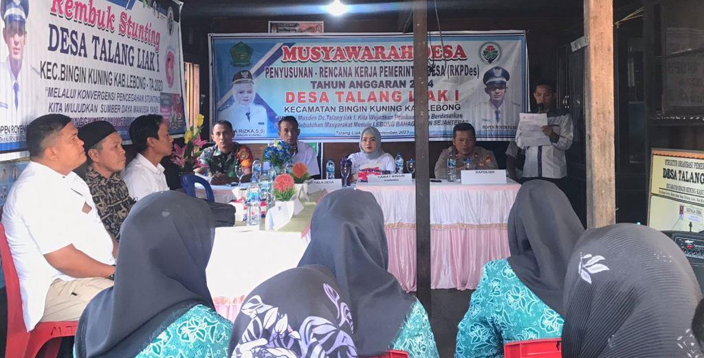 BPD Talang Leak I Gelar Musyawarah Penyusunan RKPDes Tahun 2024
