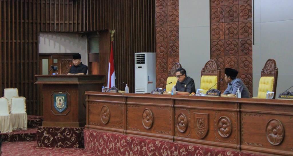 Rapat Paripurna, Gubernur Rohidin: Nilai Investasi di Bengkulu Meningkat