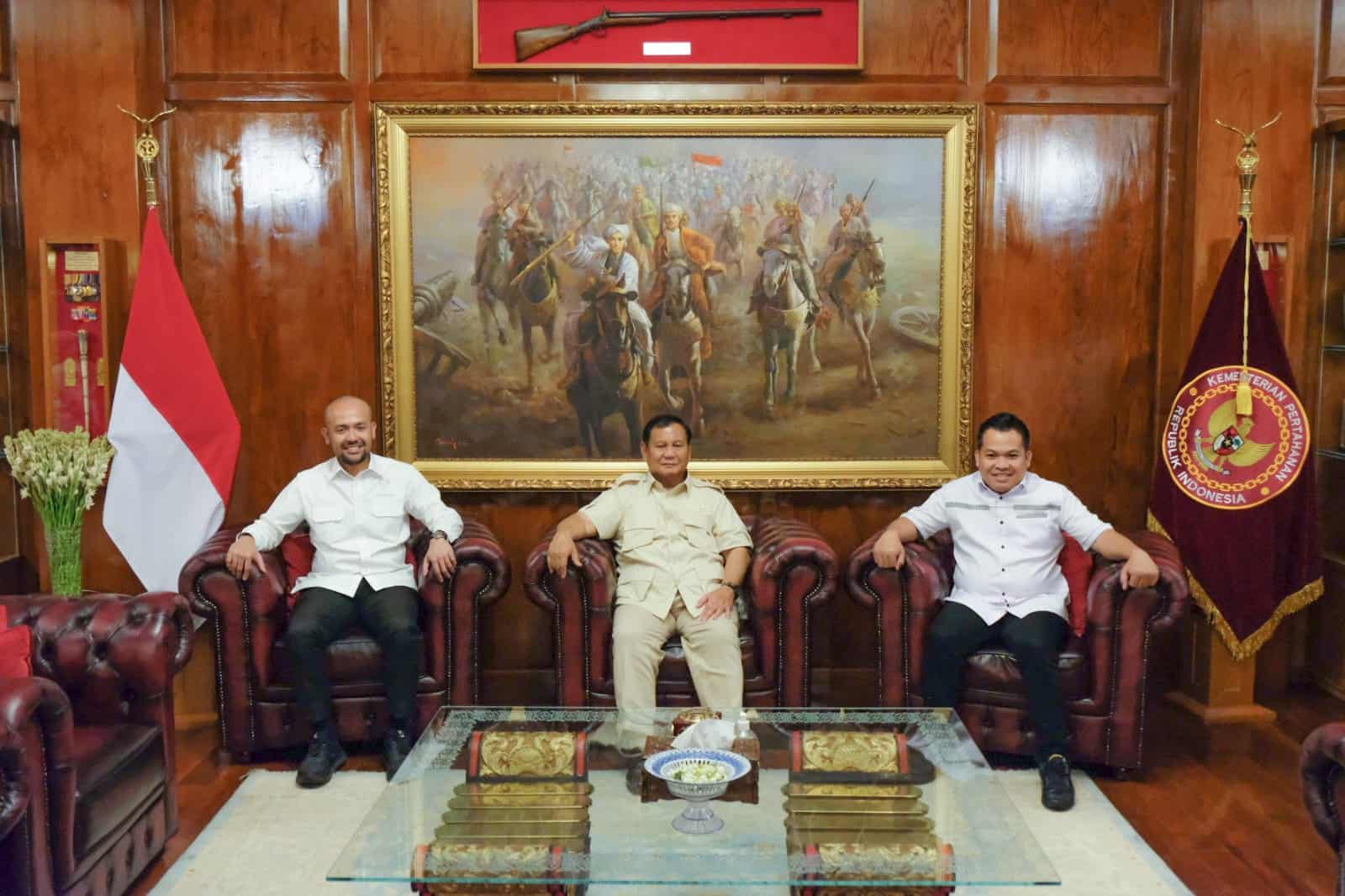 Undang Sumbaga Sampaikan Potensi Bengkulu ke Menhan Prabowo