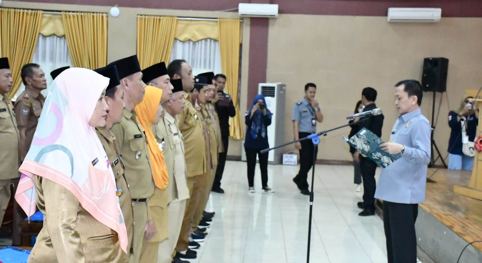 Kanwil Kemenkumham Bengkulu Kukuhkan 12 Kelurahan Sadar Hukum