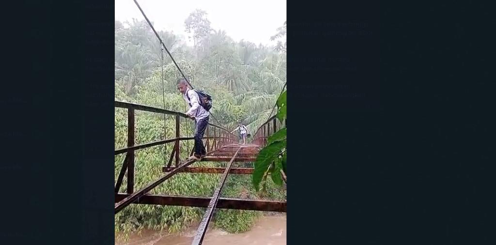 Kementrian PUPR Ambil Alih Pembagunan Jembatan Rusak di Desa Simpang Seluma