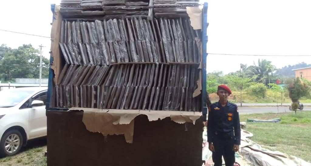 Ribuan Kotak Suara Pemilu Tiba di KPU Seluma