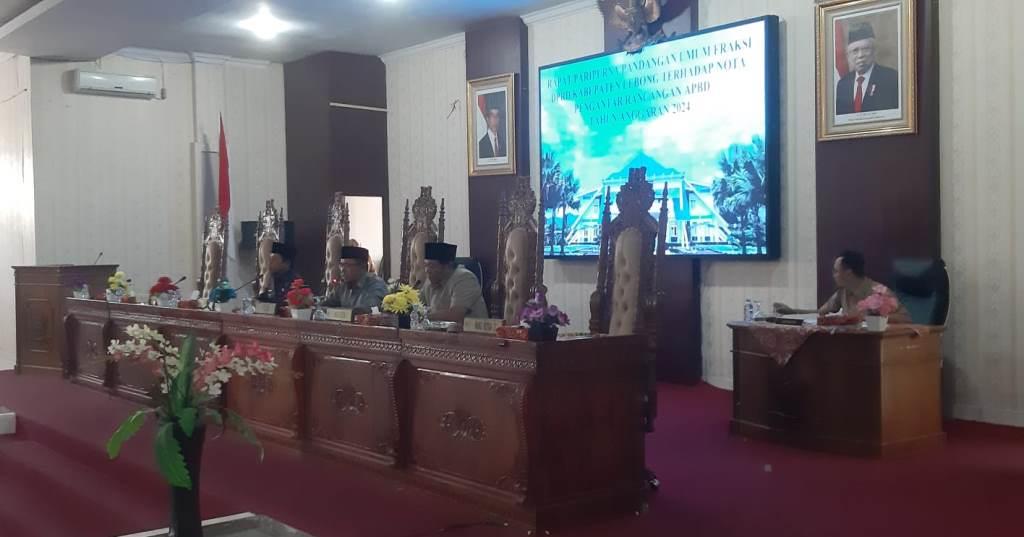 6 Fraksi DPRD Lebong Apresiasi Eksekutif Selesaikan RAPBD Tepat Waktu