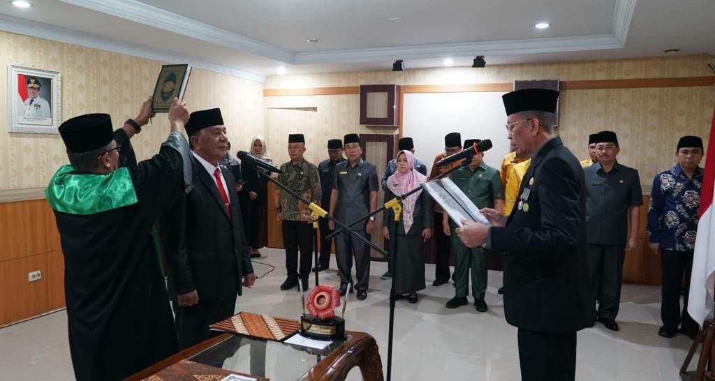 Sekda Isnan Fajri Lantik Kepala BPKAD: Kapabilitas Haryadi Teruji